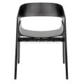 Designer Solid Wood Black Single Chair